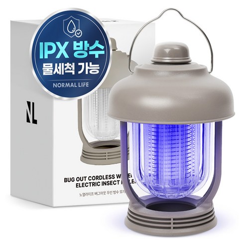 노멀라이프 버그아웃 무선 전격 모기퇴치기 브라운, NL-25MK04