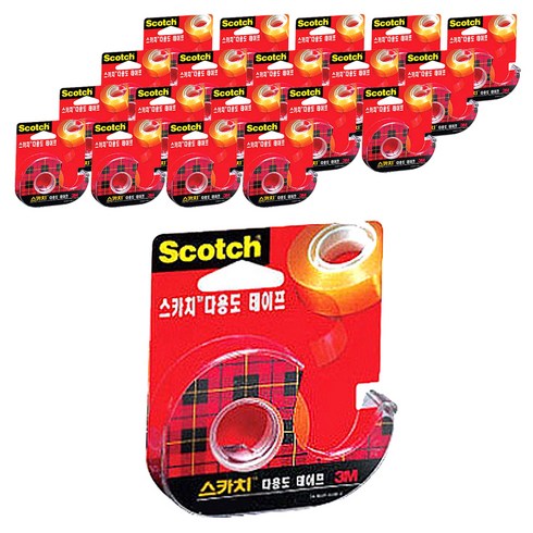 쓰리엠 스카치 다용도테이프 581 디스펜서 18mm x 15m, 20개