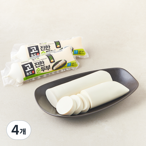 풀무원 고농도 진한 순두부, 350g, 4개
