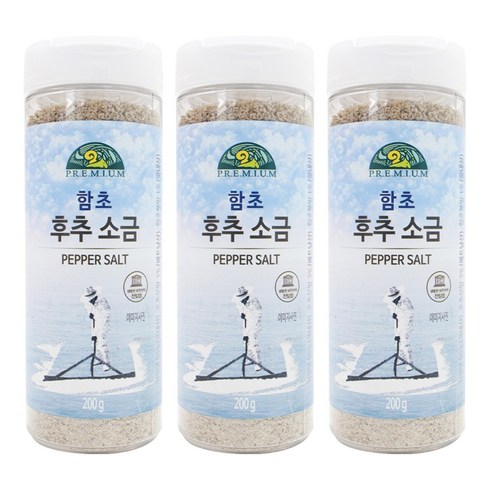 OrganicStory 함초 후추소금, 200g, 3개