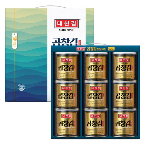 선물세트 대천김 곱창 캔김 선물세트, 1세트
