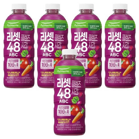 풀무원 리셋클렌즈 48시간 ABC 주스, 5개, 960ml