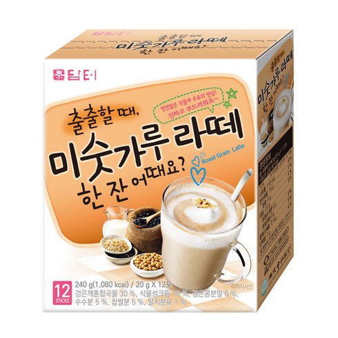 담터 미숫가루 라떼, 240g, 1개
