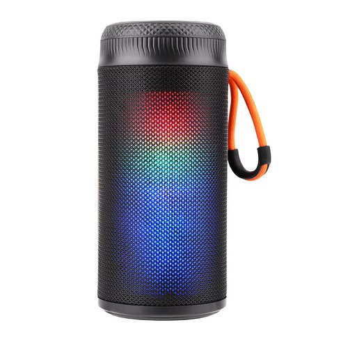 홈플래닛 LED 블루투스 스피커, 블랙, HomePlanet OS-1100