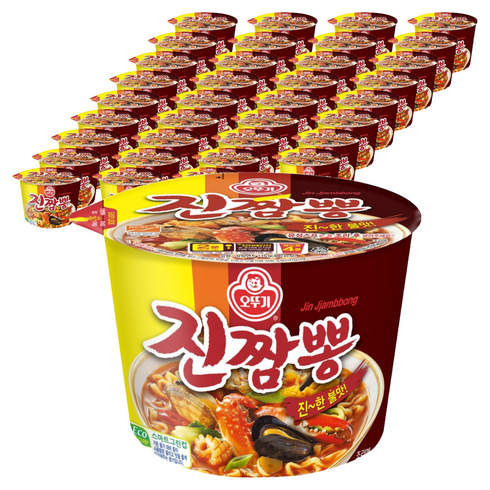 오뚜기 진짬뽕 컵라면 115g, 36개