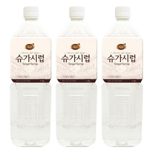 리치스 슈가시럽, 1.5L, 3개