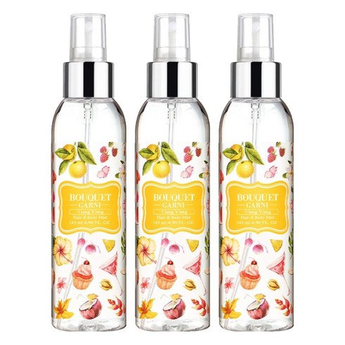 부케가르니 글로우 퍼퓸드 헤어앤바디미스트 일랑일랑, 145ml, 3개