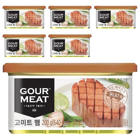 한성기업 고미트 햄, 200g, 6개