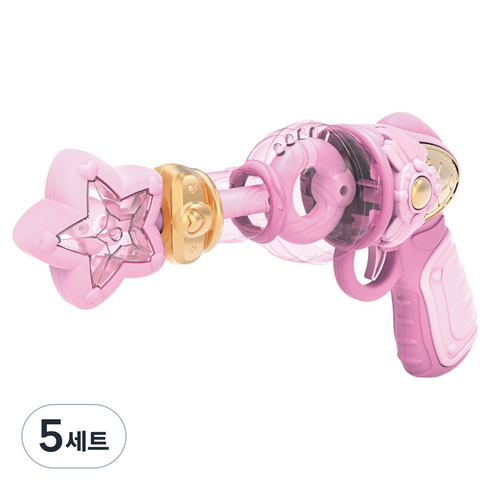 키드존 베티베카 요술봉 마법 매직건 + 건전지 세트, 퍼플, 5세트