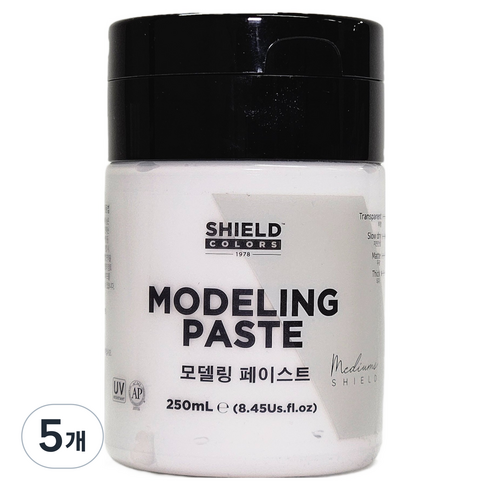쉴드 모델링 페이스트, 5개, 250ml