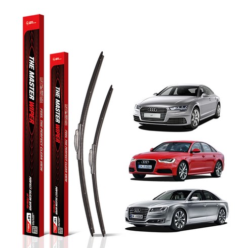 필터포유 더 마스터 실리콘 플랫 와이퍼 세트, 아우디 A6 C7 / A7 4G / A8 D4 / A8 4H
