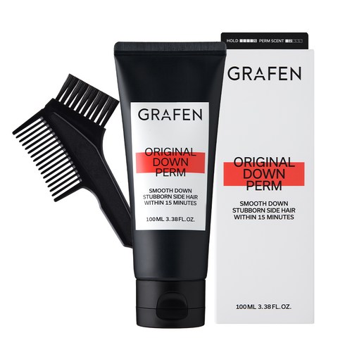 그라펜 오리지널 남성용 다운펌 파마약 모든모발용, 100ml, 1개