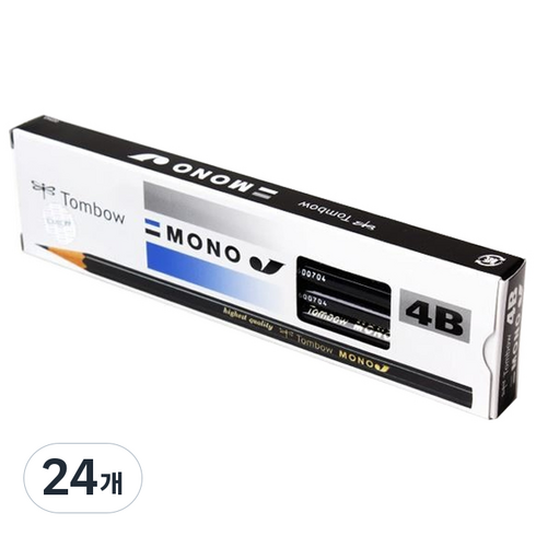 톰보우 모노 연필, 4B, 24개