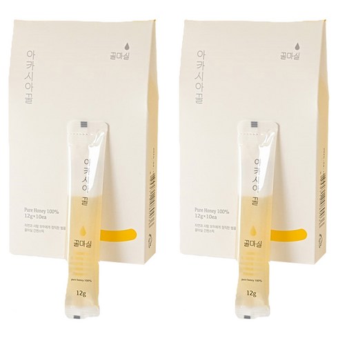 꿀마실 아카시아꿀 미니스틱, 120g, 2개