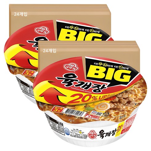 오뚜기 육개장 컵 104g, 48개