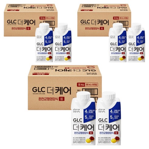 티에프티 GLC 더케어 완전균형 영양식 밤맛, 200ml, 54개