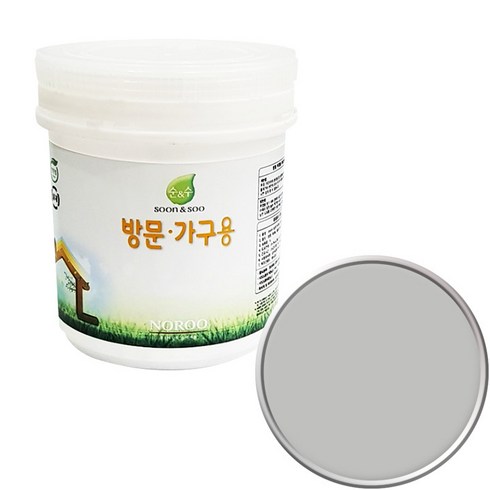 순앤수 방문 가구용 페인트, 실버그레이NR8005, 1L, 1개