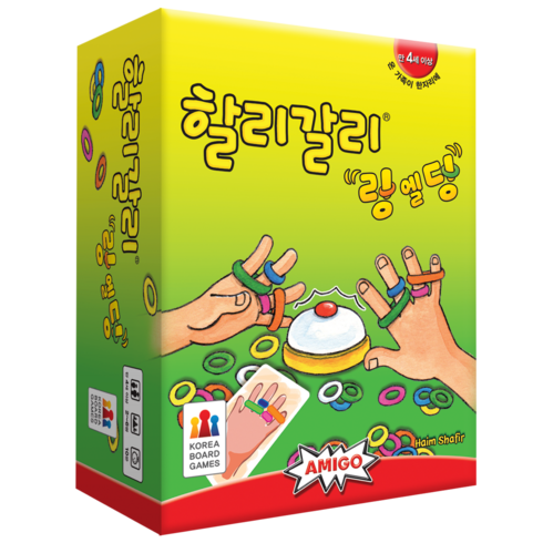 아미고 할리갈리 링엘딩 순발력 게임, 혼합색상, 1개