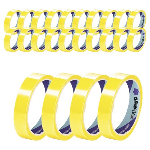 신흥테이프 프리미엄 물레방아 국산 다용도 문구테이프 12mm x 25m, 24개