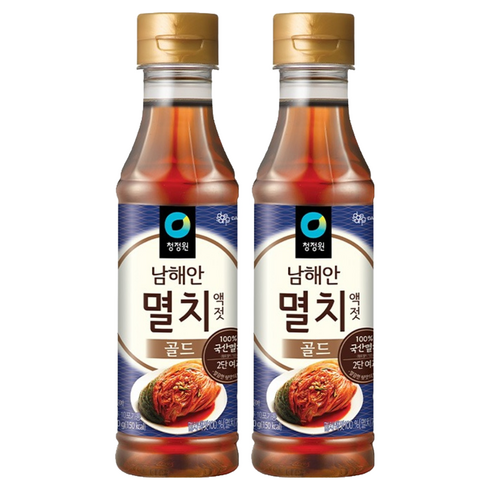 대상 청정원 멸치 액젓 골드, 500g, 2개