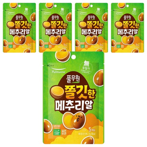 풀무원 쫄깃한 메추리알, 5개, 25g