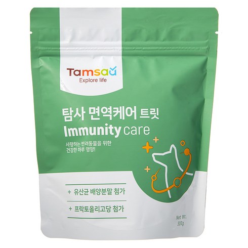 탐사 강아지 뉴트리션 트릿 영양제, 300g, 면역/유산균, 1개