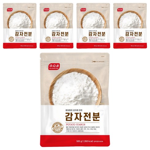 OQB 감자전분, 500g, 5개