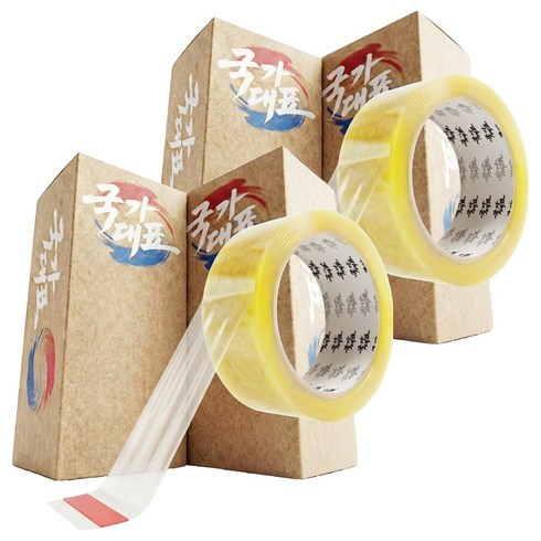 모더너리 국가대표 고탄력 OPP 투명 박스테이프, 20개