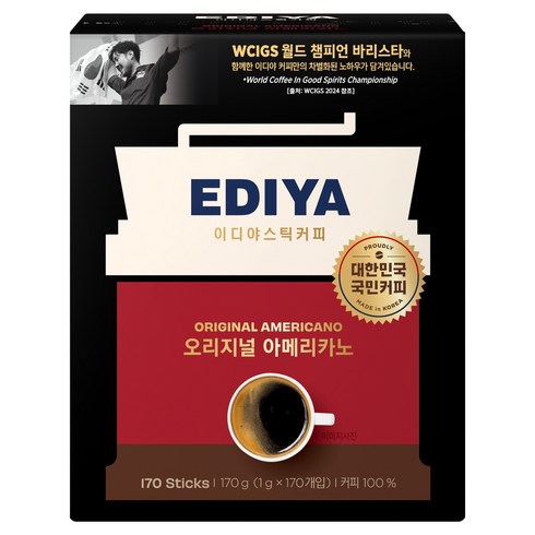 이디야 오리지널 아메리카노, 1g, 170개입, 1개