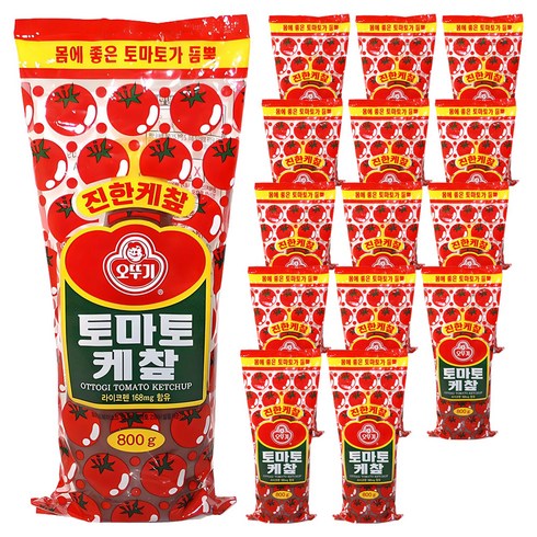 오뚜기 토마토 케챂, 800g, 15개