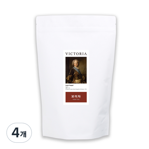 빅토리아 보이차 티백, 1g, 100개입, 4개