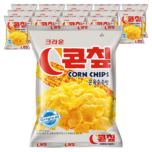콘칲 C 군옥수수맛, 70g, 15개