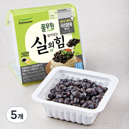 풀무원 검은콩 생나또, 49.5g, 2개입, 5개