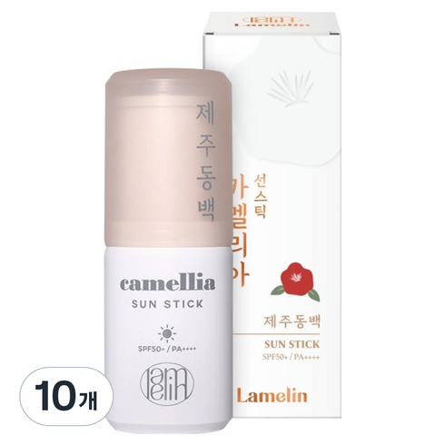 라멜린 카멜리아 선스틱 SPF 50+ PA++++, 14g, 10개