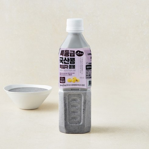 맑은물에 특등급 국산콩 흑임자 콩물, 500ml, 1개