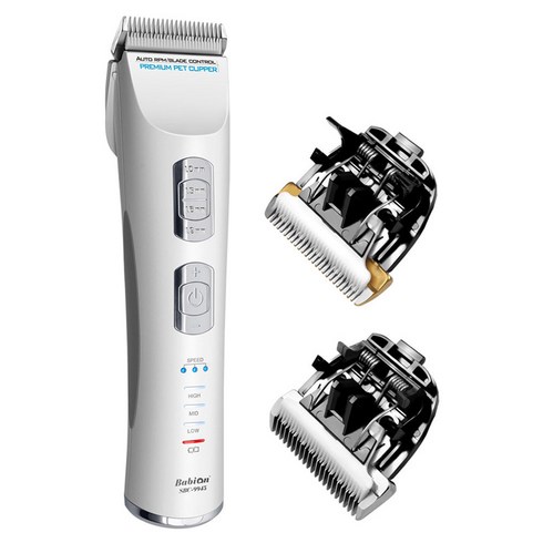 바비온 세이프컷 반려동물 이발기 SBC-9945, 흰색, 1세트