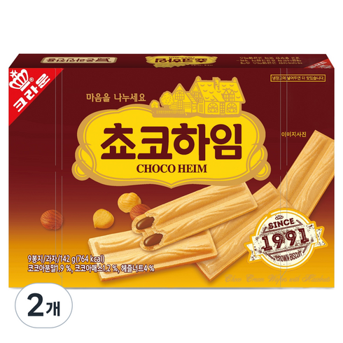 쵸코하임, 142g, 2개
