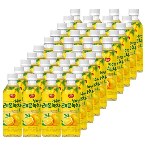 동원 청수연 레몬녹차, 340ml, 40개