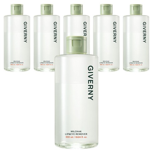 지베르니 저자극 밀착 립 앤 아이 리무버, 300ml, 6개