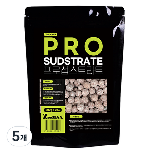 쥬맥스 프로섭스트라트 여과재 500g, 5개