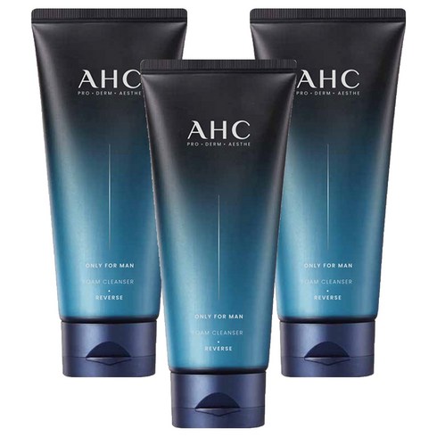 AHC 온리포맨 폼 클렌저, 140ml, 3개