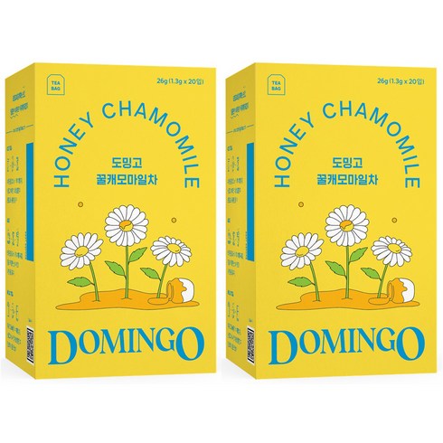 도밍고 꿀캐모마일차, 1.3g, 20개입, 2개