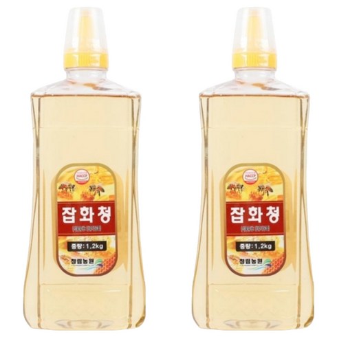 청림식품 소울백서 잡화청 사양벌꿀 요리 카페 가정용, 2개, 1.2kg