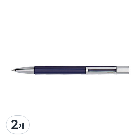 모나미 153 네오볼펜 0.7mm, Indigo, 2개