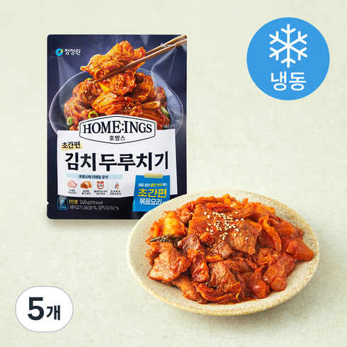 호밍스 초간편 김치두루치기 (냉동), 240g, 5개