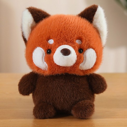 아이끌레 보들 동물 캐릭터 봉제인형, 16cm, 레서판다, 1개