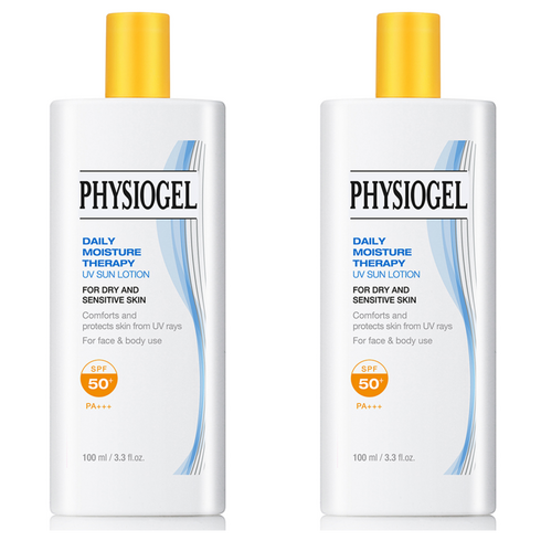 피지오겔 데일리 모이스쳐 테라피 유브이 썬 로션 SPF50+ PA+++, 100ml, 2개