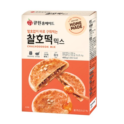 큐원 홈메이드 찰호떡 믹스, 1개, 400g