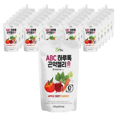 GRN ABC 하루톡 곤약젤리, 150g, 60개