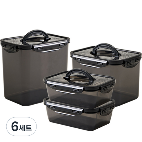 이지앤프리 뉴 담소 김치통 1.4L x 2p + 3.2L + 4.3L, 6세트, 1.4L 2개 + 3.2L 1개 + 4.3L 1개